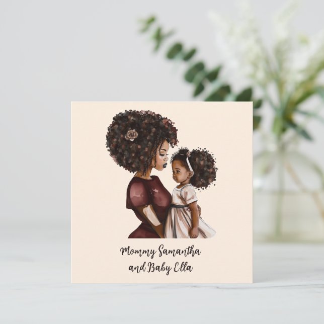 Belle mère et fille noire (26) (Debout devant)