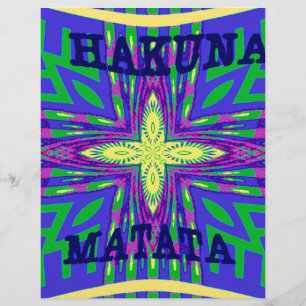 Belle Mombasa Kanga Hakunamatata Tribal
