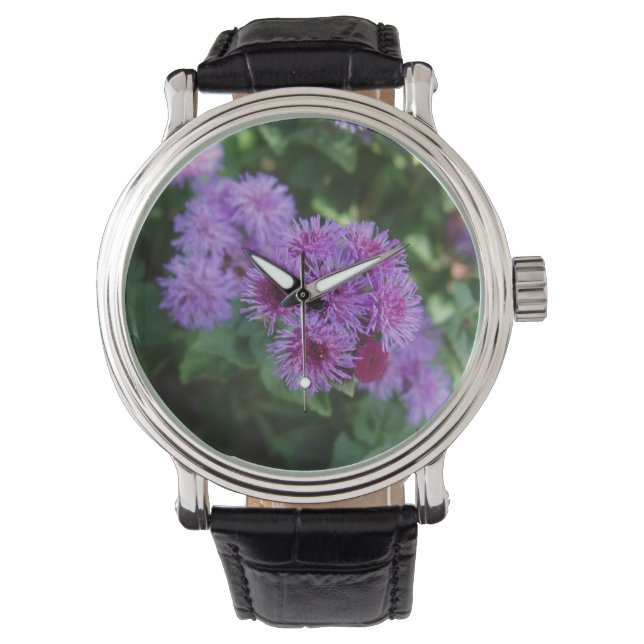 Belle montre à poignet aux fleurs (devant)
