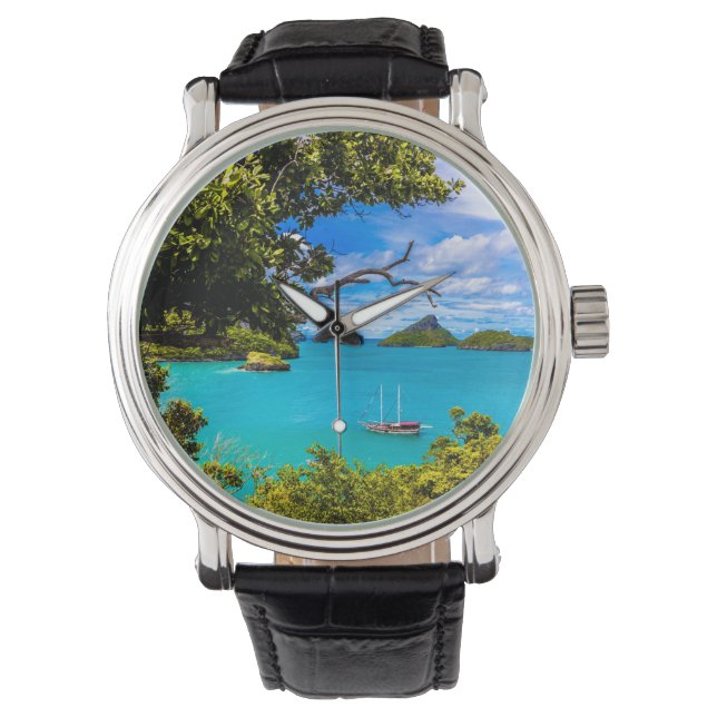 Belle montre bracelet d'art (devant)