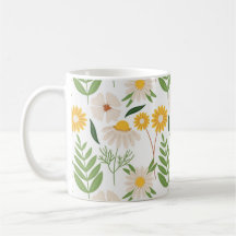 Belle Mug aux fleurs
