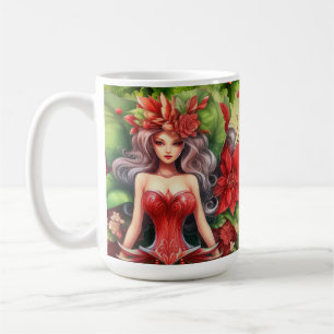 Belle Mug dame de Noël