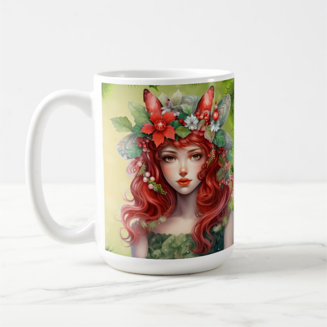 Belle Mug dame de Noël (Gauche)