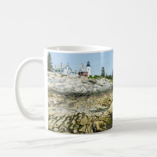 Belle Mug de café classique de la côte du Maine (Gauche)