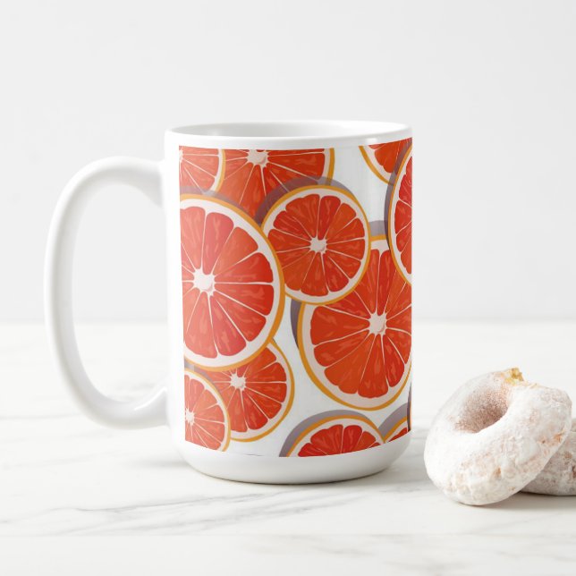 Belle Mug de café orange ! (Avec donut)