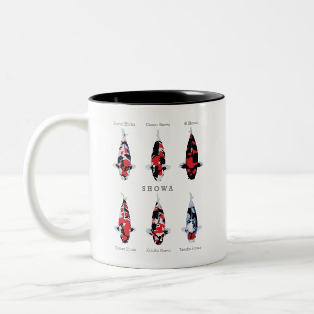 Belle Mug de Poisson Koi - Élégant et cadeau uniqu (Gauche)