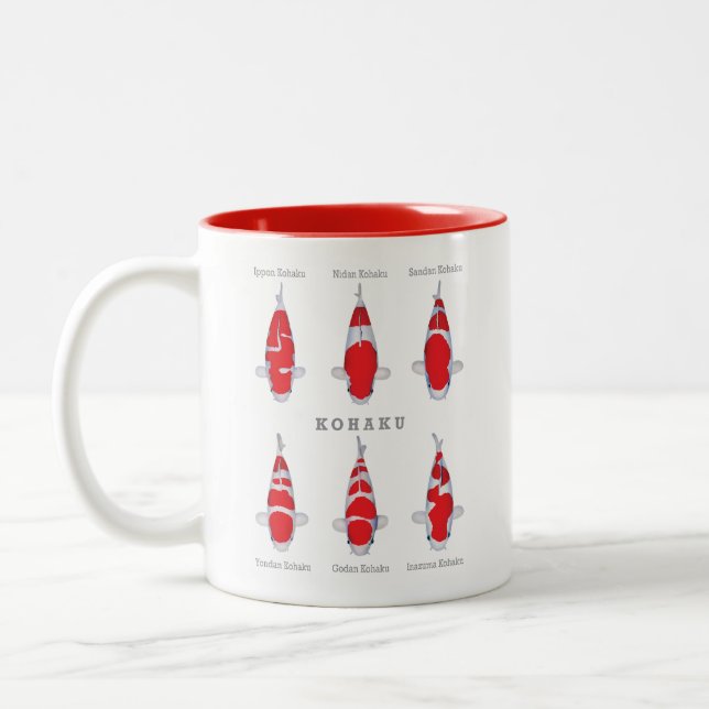 Belle Mug de Poisson Koi - Élégant et cadeau uniqu (Gauche)