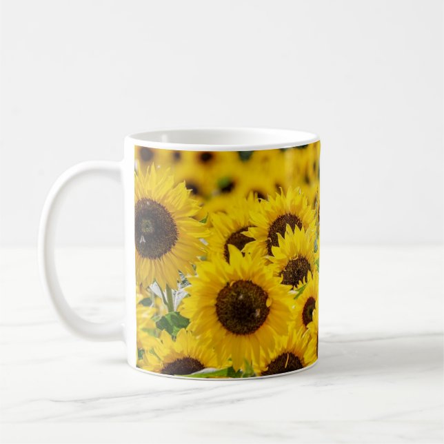 Belle Mug de tournesols (Gauche)