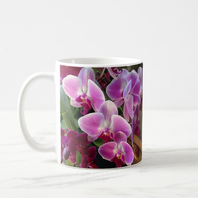 Belle Mug d'orchidée (Gauche)