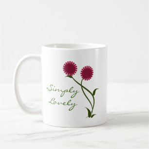 Belle Mug Fleurie, Fuchsia
