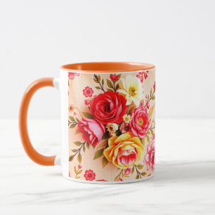 Belle Mug Fleurs vintages