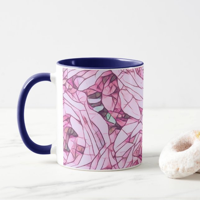 Belle Mug roses roses roses roses roses (Avec donut)