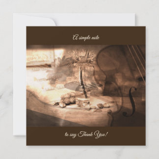 Belle note simple de Merci