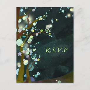 Belle Nuit : Cartes Postales RSVP Mariage