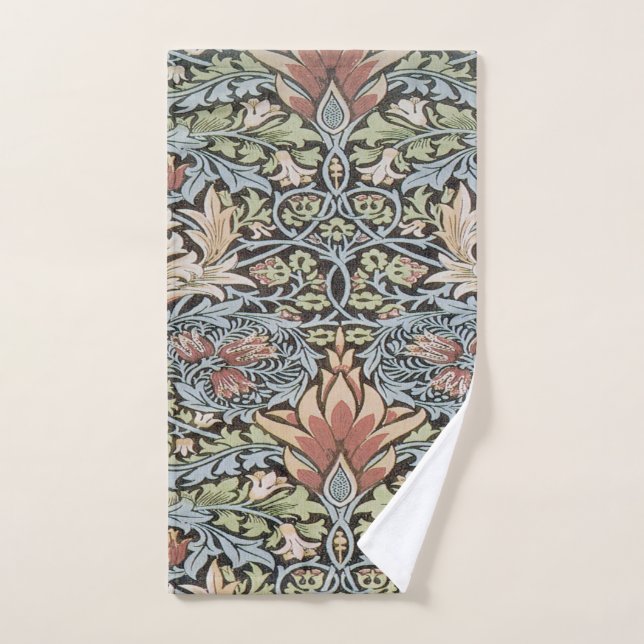 Belle oeuvre de William Morris, Art Nouveau, Beaut (Serviette à main)