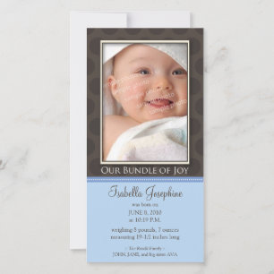 Belle Offre de Joie Faire-part de naissance :: cha