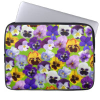 Belle Pansies de ressort Sac électronique