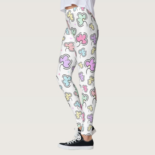 Belle Patte Florale Legging (Gauche)