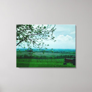 Belle Paysage Agricole toile de photo