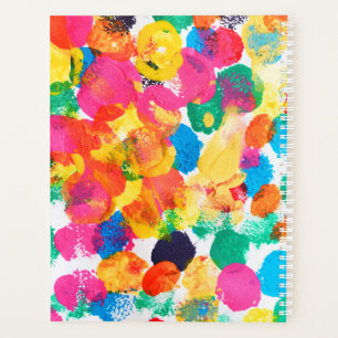 Belle peinture abstraite colorée