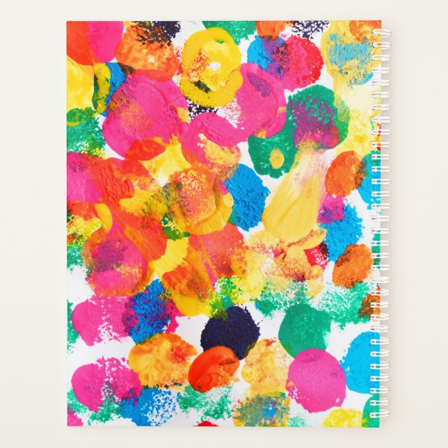 Belle peinture abstraite colorée (Dos)