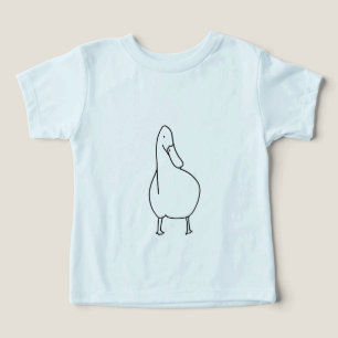 Belle peinture, dessin de t-shirts de canard