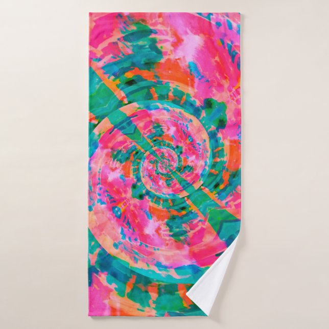 belle peinture émotionnelle comme illustration abs (Serviette de bain)