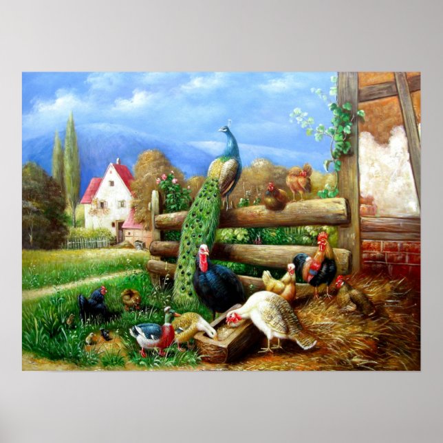 belle peinture poster vintage 17 (Devant)