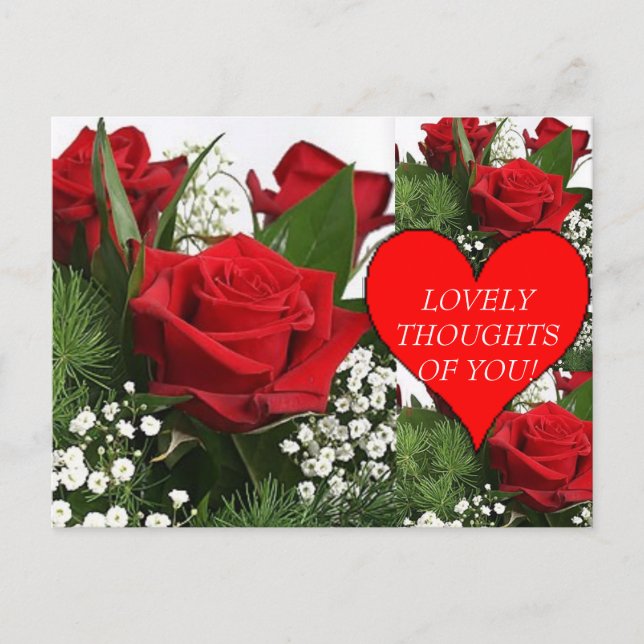 BELLE PENSÉE ! Carte postale (Devant)