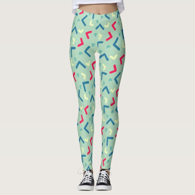 Belle performance Green Yoga Pant Leggings (Devant)