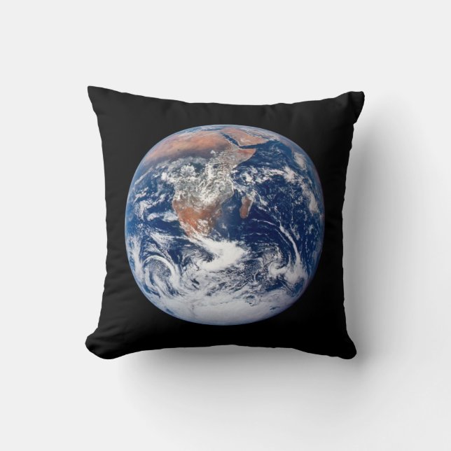 Belle planète Terre Jeu Oreiller (Recto)