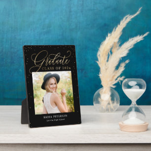 Belle plaque de graduation de couleur modifiable