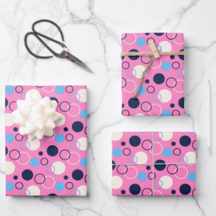 Belle poitrine en pois carrelé Envelopper Feuilles