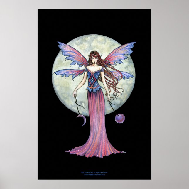 Belle Poster de la Lune de Molly Harrison (Devant)