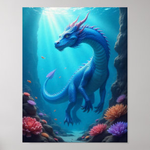 Belle Poster Dragon Sous-Marin