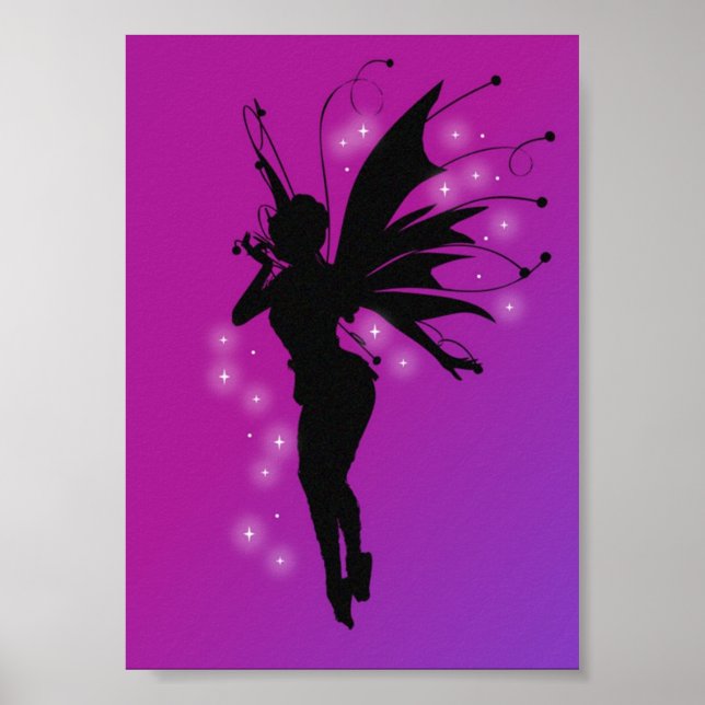 Belle Poster Fairy Silhouette (Devant)