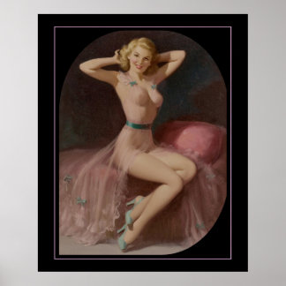 Belle Poster Vintage Pin Up Girl