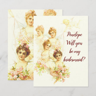 Belle proposition Vintage de Bridesmaid