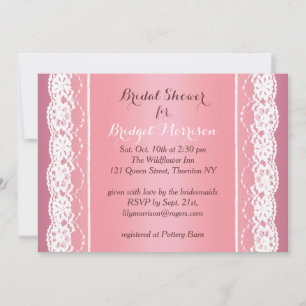 Belle Rose Gold Bridal Shower Invitation