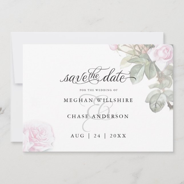 Belle rose peinte Roses BarefootBride™ (Devant)