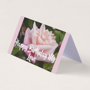 Belle Rose Rose Rose Love Carte Anniversaire