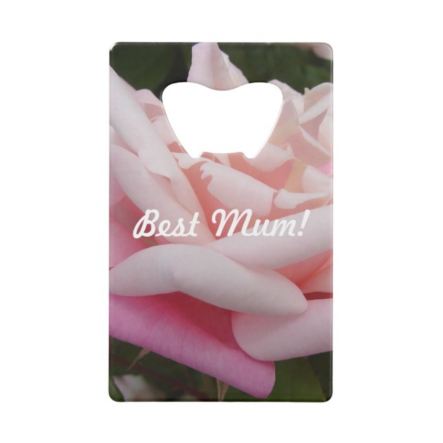 Belle rose rose rose Meilleure fleur maman design (Devant)
