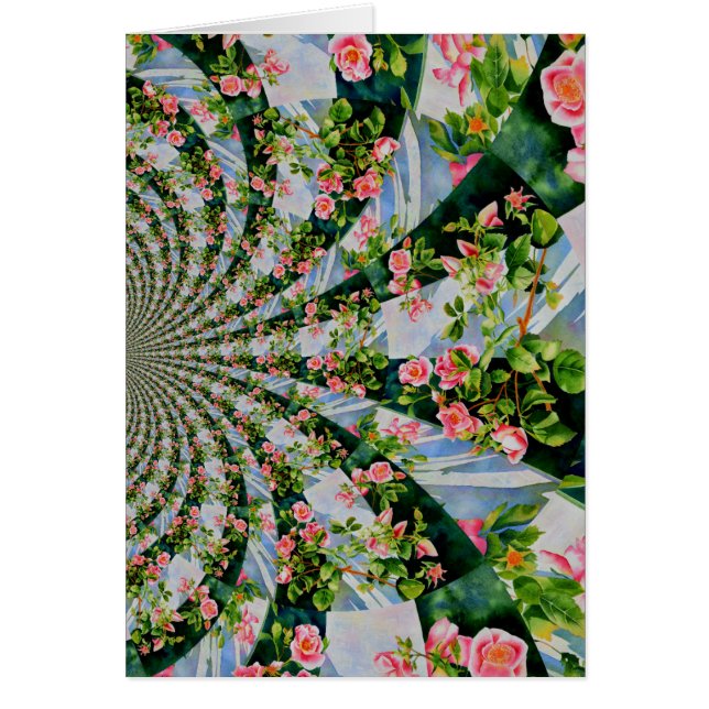 Belle roses roses rouges rétro aquarelle fleurie (Devant)