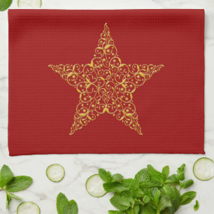 Belle serviette de cuisine Gold Star