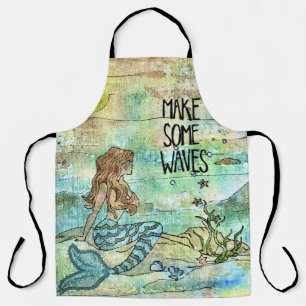 Belle Sirène Fais Quelques Vagues Tablier