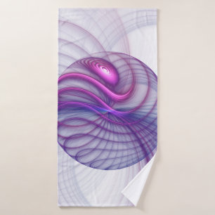 Belle Swing Moderne Art Fractal Abstrait Rose