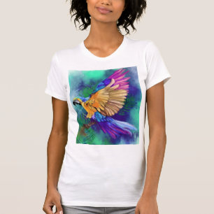 Belle T-shirt couleur perroquet