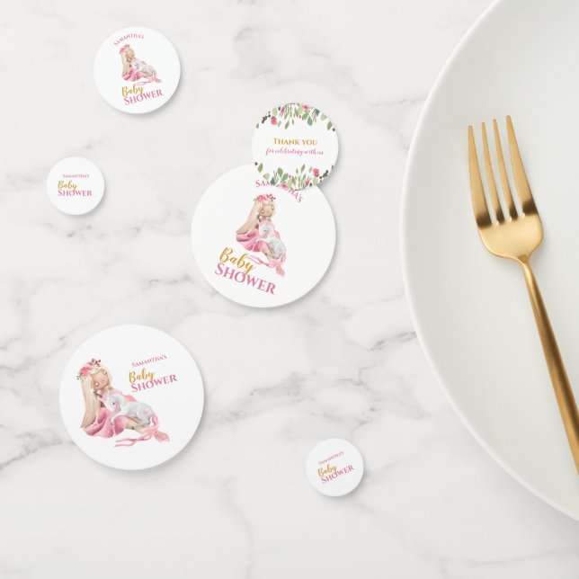 Belle table de Baby shower Ballerina Confetti (Groupe)