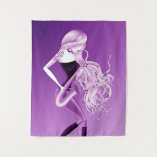 Belle Tapisserie saxophoniste