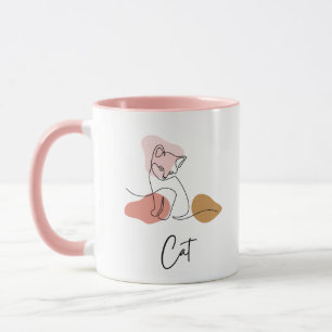 Belle tasse à café de chat